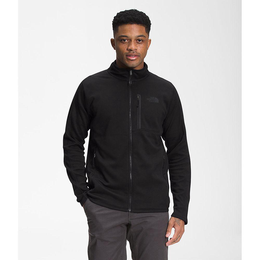 The North Face Canyonlands Full Zip Ανδρικα Fleece - Μαυρα (UNZW21906)